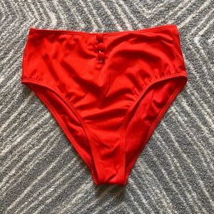 Super high waisted bikini bottoms